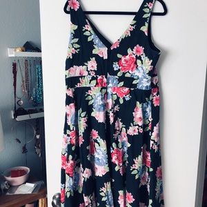 Torrid Floral Swing Dress